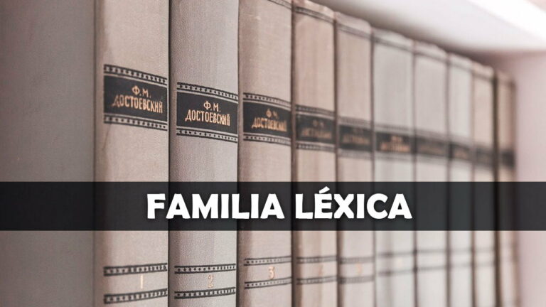 Qué es una familia léxica Clasificación y ejemplos