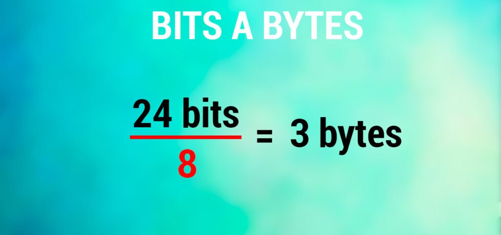 bits conversion a bytes